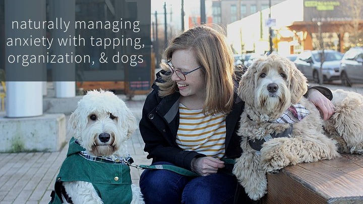 Naturally Managing Anxiety with Tapping, Decluttering, & Dogs