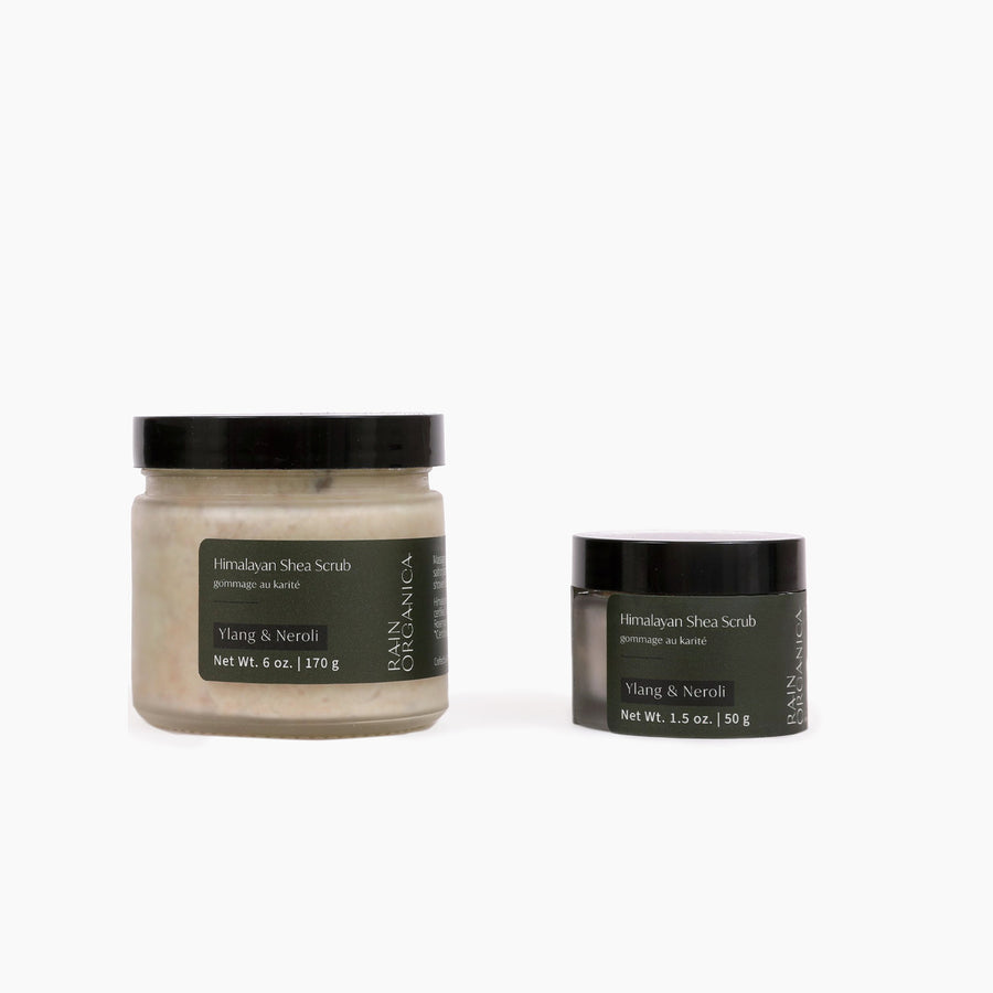 Himalayan Shea Scrub all natural with ylang ylang and neroli essential oils